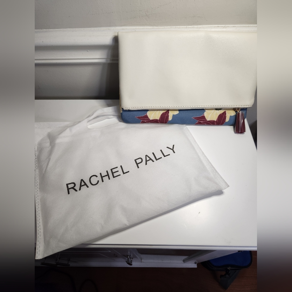 🌟NWOT🌟 Rachel Pally Leather-Trimmed Reversible Floral Clutch